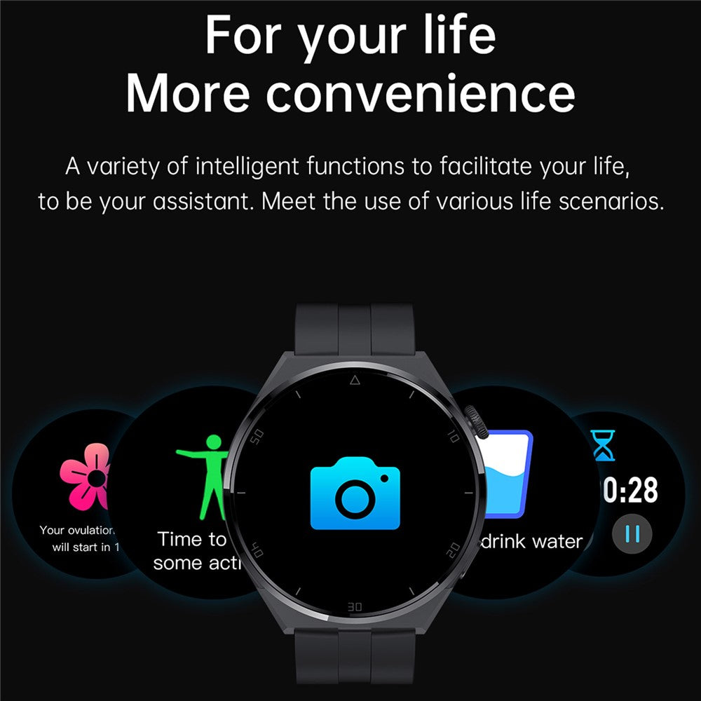 PG3MAX Bluetooth-compatible Call 1.6" Smart Watch Blood Oxygen Heart Rate Monitor IP67 Waterproof Sports Bracelet