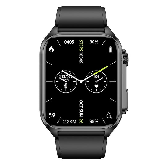 TK12 1.96" ECG + PPG Smart Watch Bluetooth-compatible Call Fitness Bracelet Support Multi-Exercise Mode