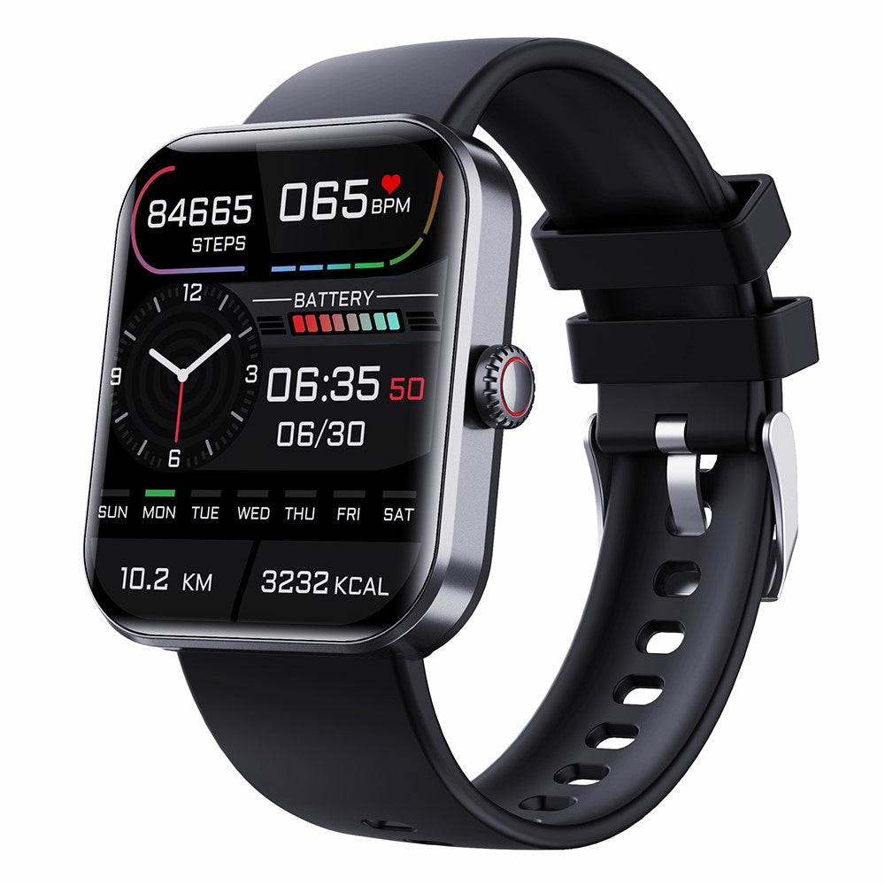 F57L 1.91" Smart Watch Sports Bracelet with Blood Glucose, Heart Rate, Blood Oxygen, Temperature Detection