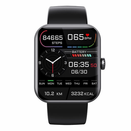 F57L 1.91" Smart Watch Sports Bracelet with Blood Glucose, Heart Rate, Blood Oxygen, Temperature Detection