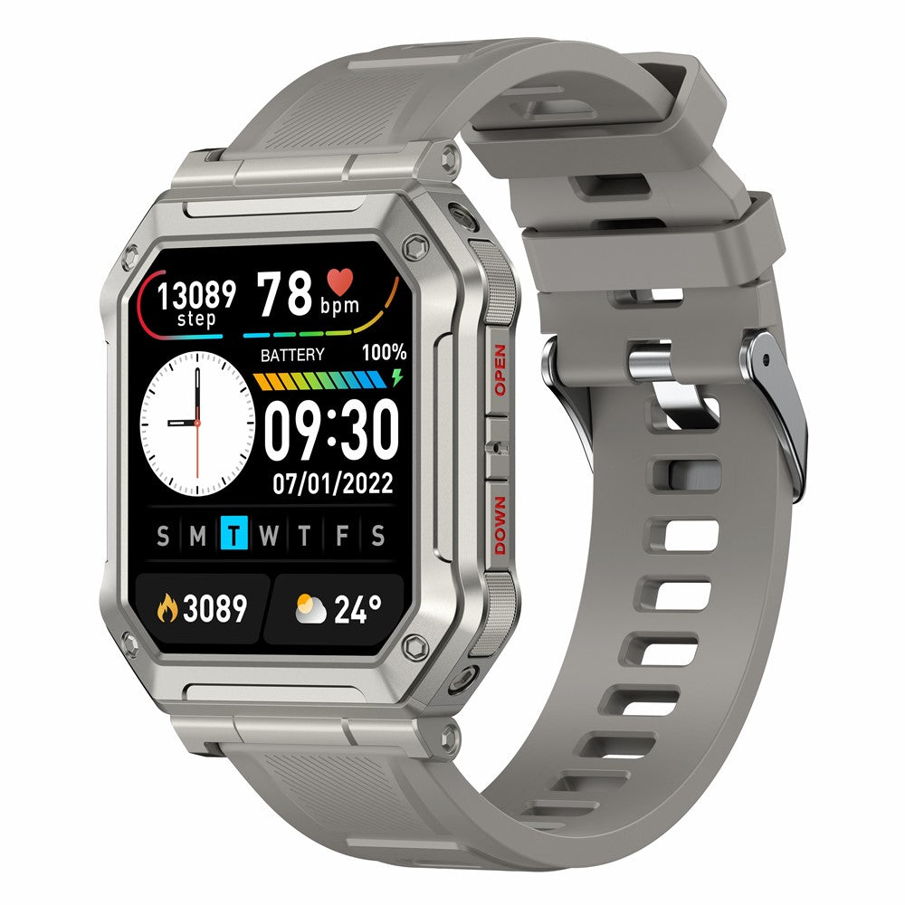 H31 Outdoor 1.91" Smart Watch IP68 Waterproof Sports Bracelet with Blood Oxygen Heart Rate Monitoring