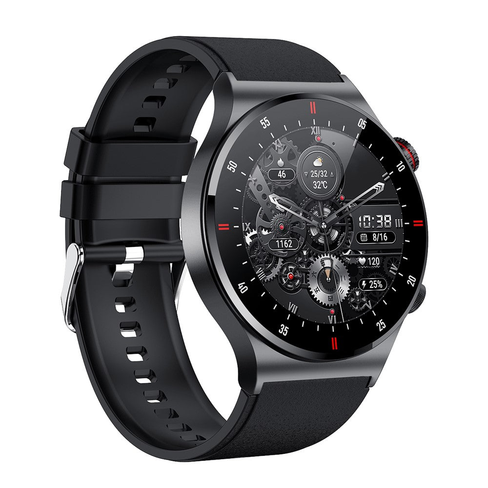 QW33 1.28 inch Smart Watch Music Control Pedometer Bluetooth-compatible Call Multi-Sport Watch with Heart Rate Blood Pressure Monitoring