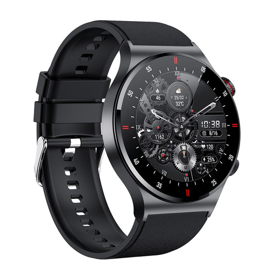 QW33 1.28 inch Smart Watch Music Control Pedometer Bluetooth-compatible Call Multi-Sport Watch with Heart Rate Blood Pressure Monitoring