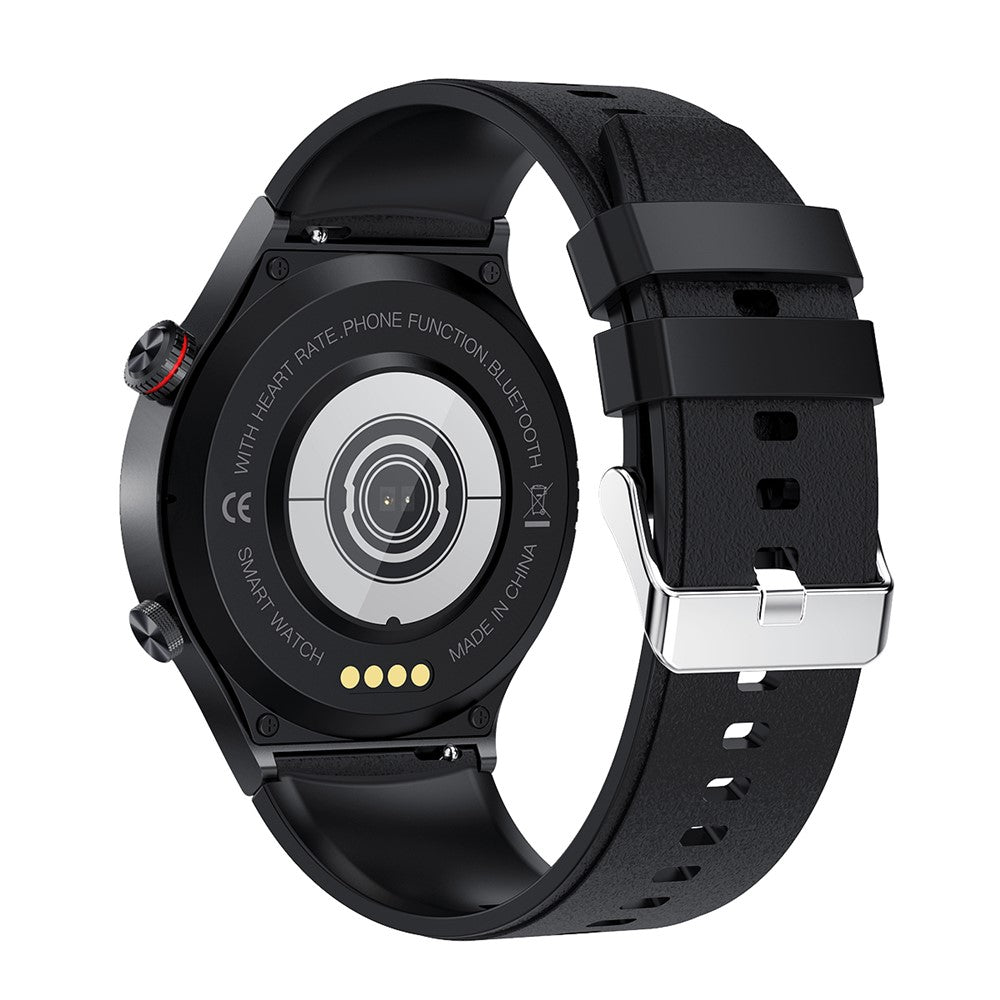 QW33 1.28 inch Smart Watch Music Control Pedometer Bluetooth-compatible Call Multi-Sport Watch with Heart Rate Blood Pressure Monitoring