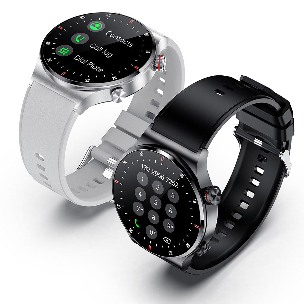 QW33 1.28 inch Smart Watch Music Control Pedometer Bluetooth-compatible Call Multi-Sport Watch with Heart Rate Blood Pressure Monitoring