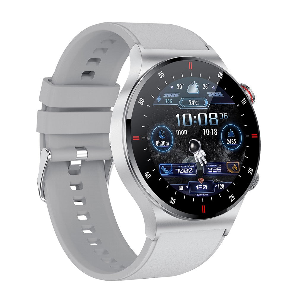 QW33 1.28 inch Smart Watch Music Control Pedometer Bluetooth-compatible Call Multi-Sport Watch with Heart Rate Blood Pressure Monitoring