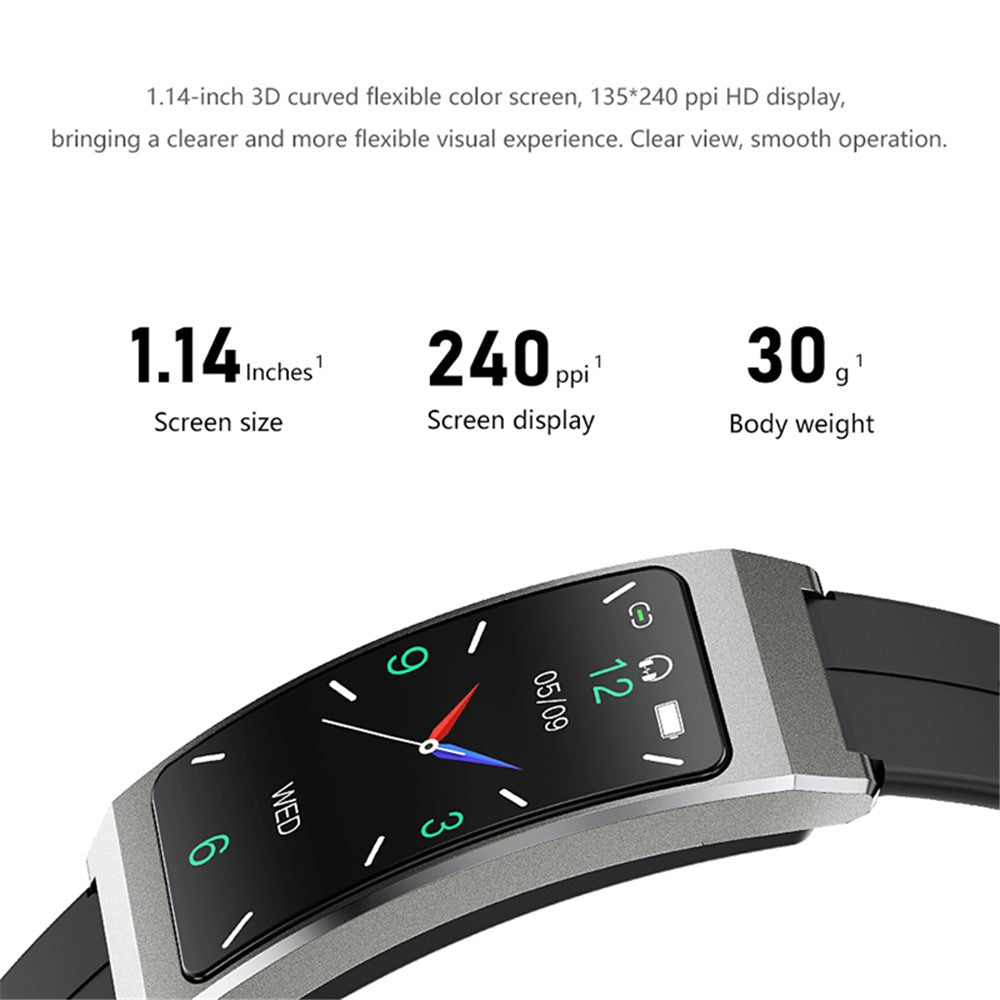 K13S 1.14 inch 2-in-1 Smart Bracelet with Headset Life Waterproof Bluetooth-compatible Calling Sports Watch