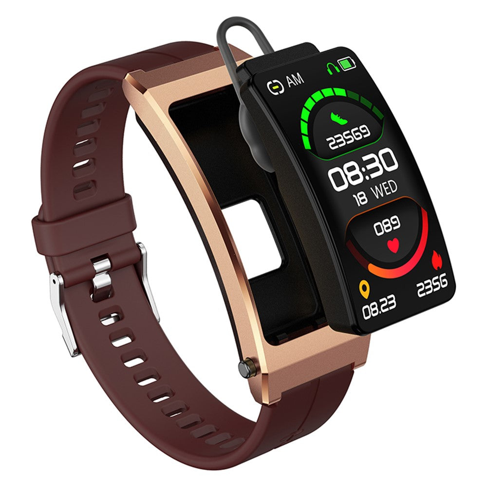 K13S 1.14 inch 2-in-1 Smart Bracelet with Headset Life Waterproof Bluetooth-compatible Calling Sports Watch