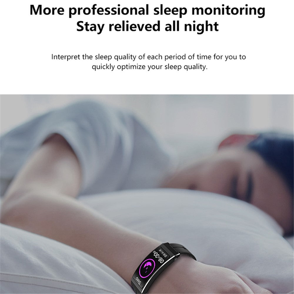 K13S 1.14 inch 2-in-1 Headset Smart Watch Life Waterproof Bluetooth-compatible Calling Sports Bracelet with Steel Strap