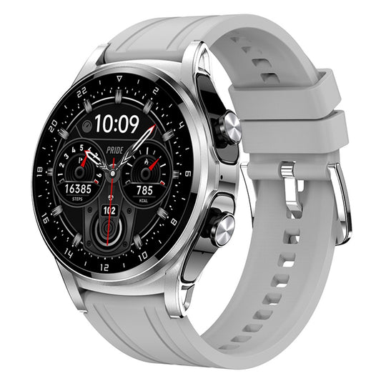 GT66 2-in-1 Silicone Strap Smart Watch with Earbuds, TWS Headset Combo 1.39" Bluetooth-compatible Phone Call Fitness Tracker