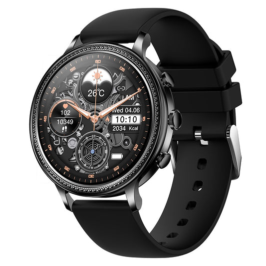 V60 1.39" Full Touch Screen Fossil Smart Watch Waterproof Silicone Strap Women Bluetooth-compatible Call Bracelet with Heart Rate Sleep Monitor