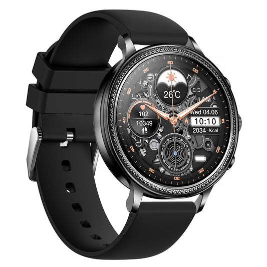 V60 1.39" Full Touch Screen Fossil Smart Watch Waterproof Silicone Strap Women Bluetooth-compatible Call Bracelet with Heart Rate Sleep Monitor