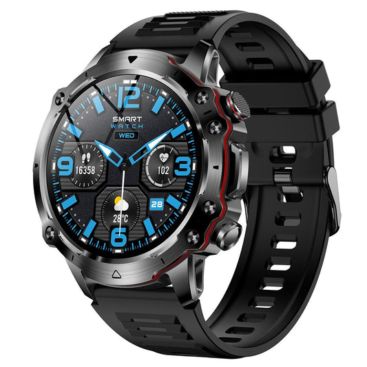 V91 Outdoor Waterproof Anti-drop 1.52-inch Smart Watch Bluetooth-compatible Calling Health Monitoring Sports Smart Bracelet