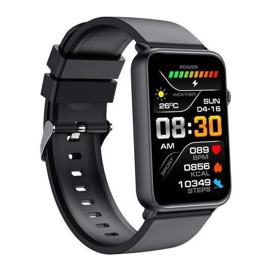 ET620 1.57 inch Electric Watch with ECG Temperature Heart Rate Monitoring Bluetooth-compatible Talk IP67 Waterproof Smart Bracelet, TPU Strap