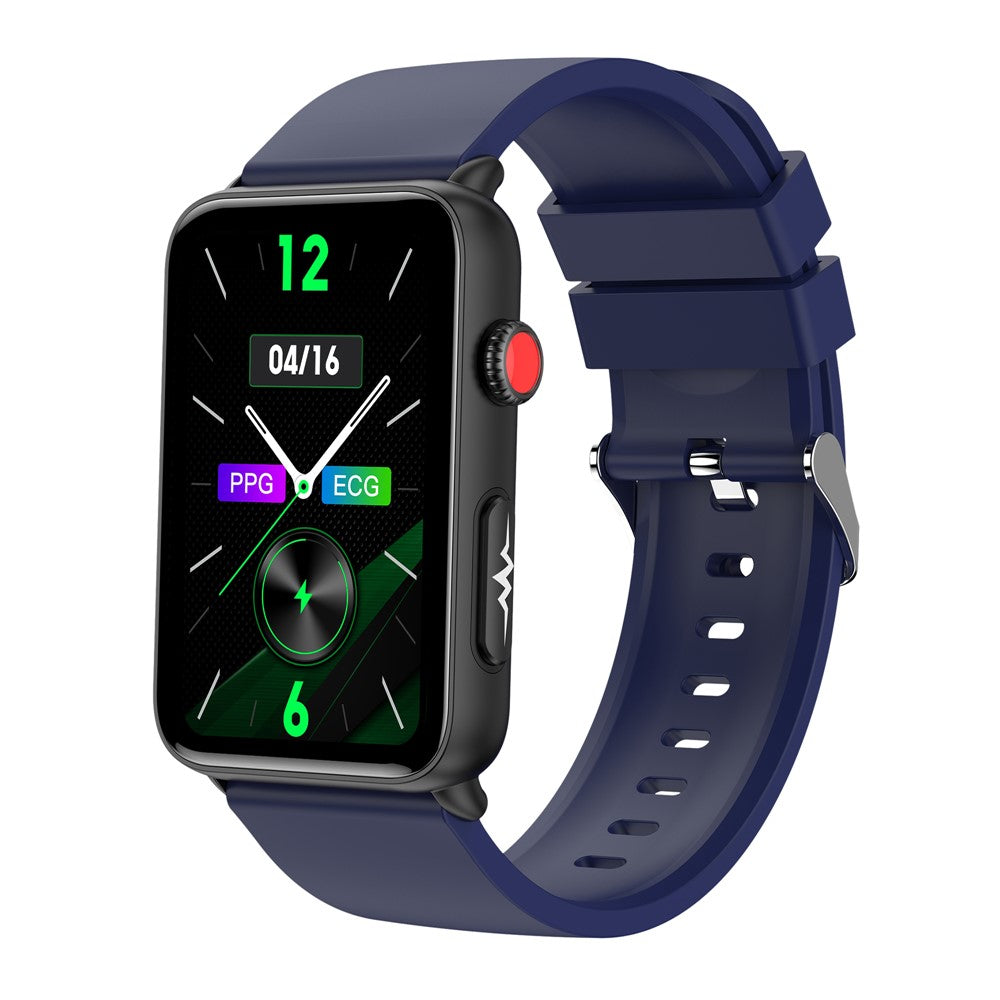 ET620 1.57 inch Electric Watch with ECG Temperature Heart Rate Monitoring Bluetooth-compatible Talk IP67 Waterproof Smart Bracelet, TPU Strap