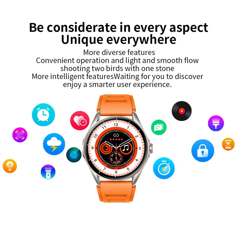 L61D 1.43 inch AMOLED Multi-Sport Mode Smart Watch Support Heart Rate / Blood Pressure / Blood Oxygen Monitor