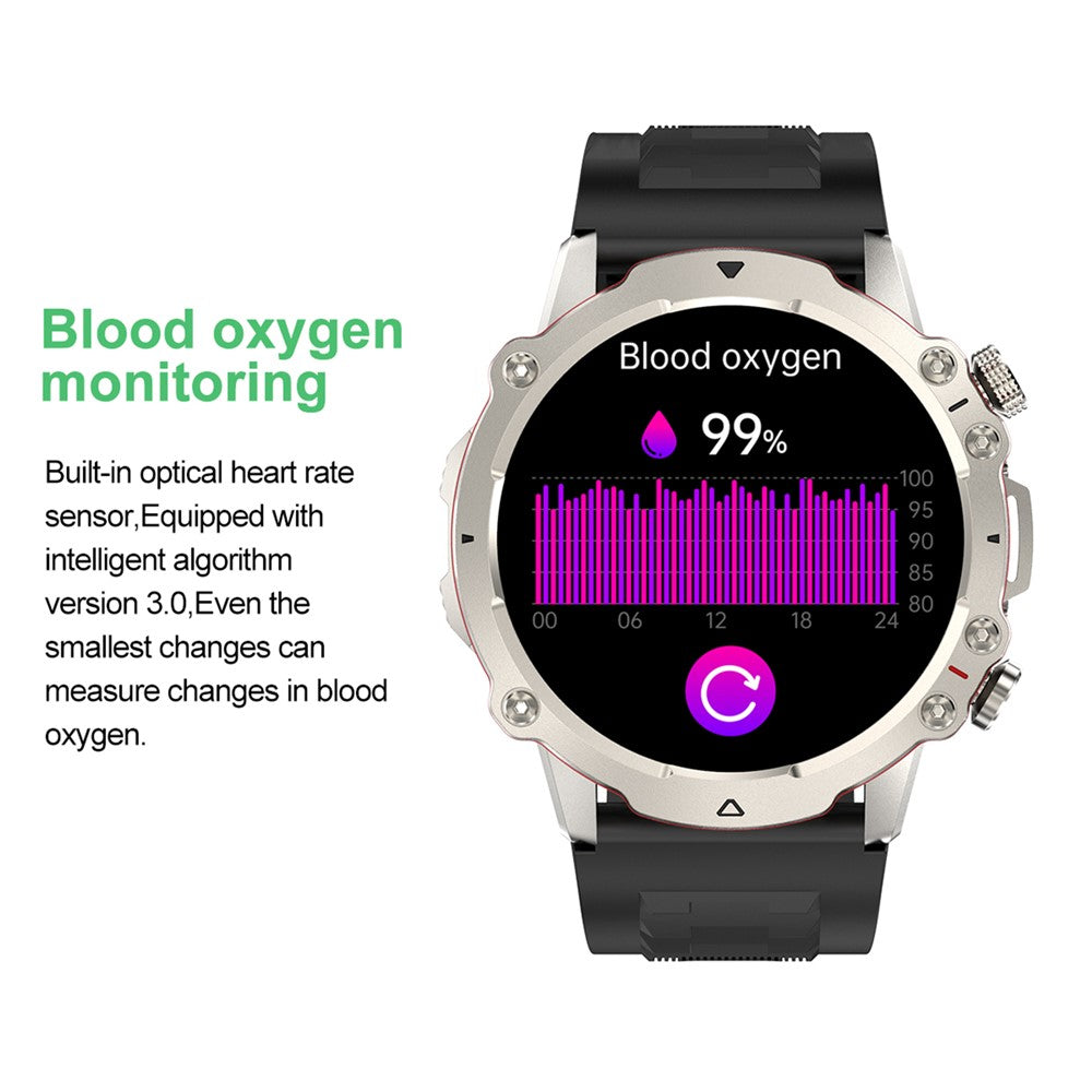 FW09E 1.43-inch AMOLED Bluetooth-compatible Call Smart Watch IP68 Water Resistant Fitness Watch with Health Monitoring