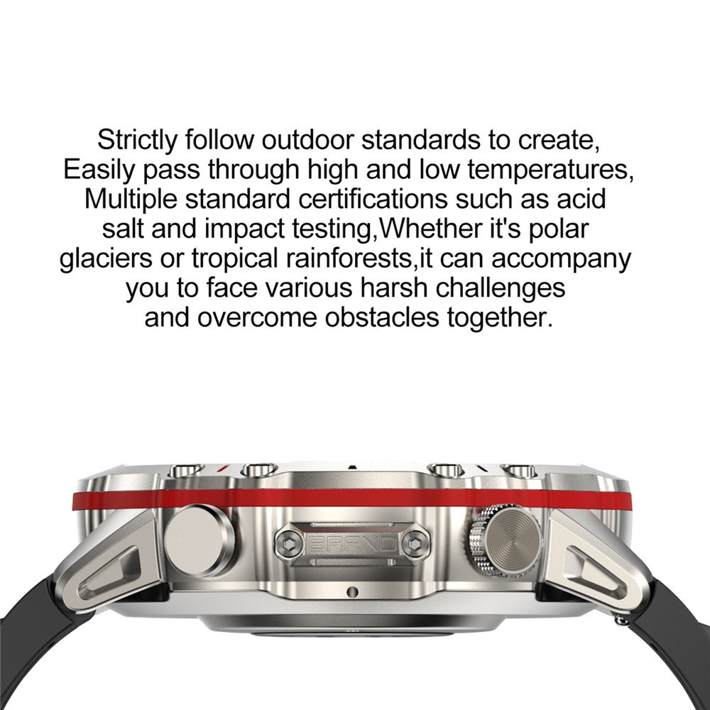 FW09E 1.43-inch AMOLED Bluetooth-compatible Call Smart Watch IP68 Water Resistant Fitness Watch with Health Monitoring