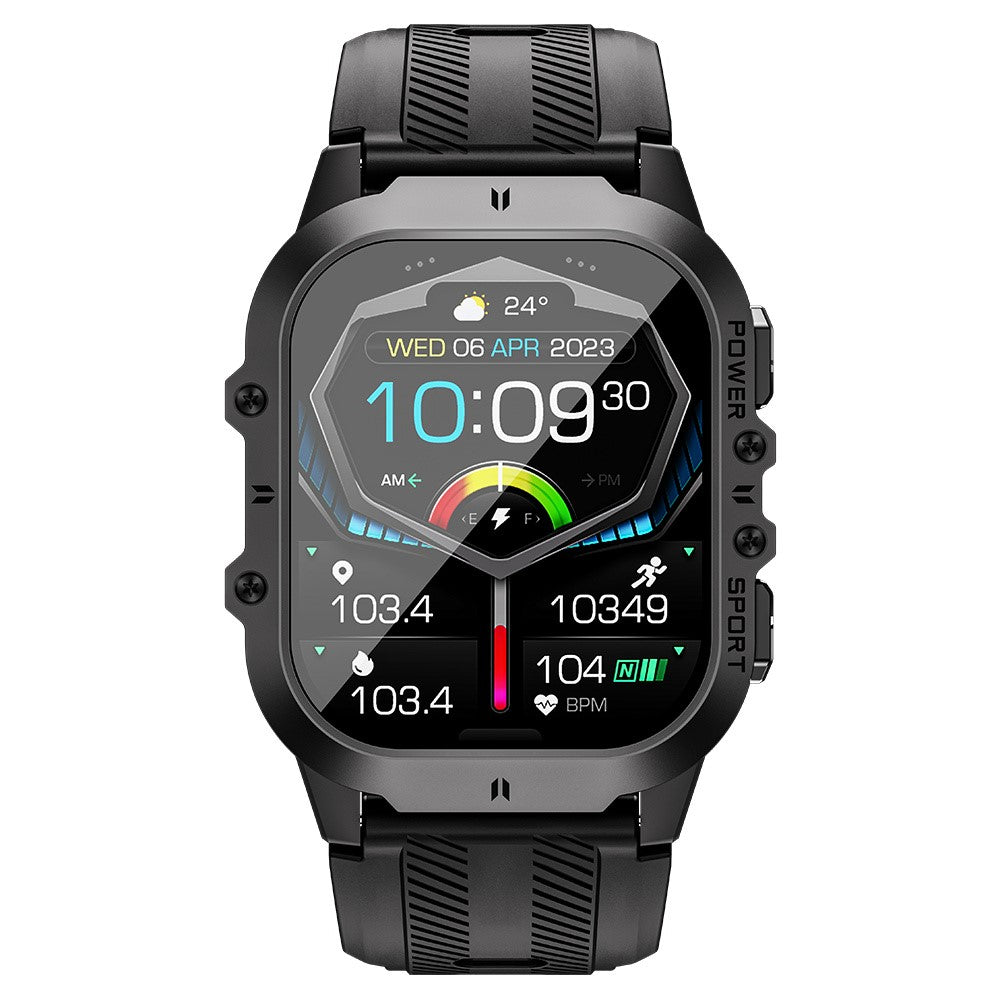 C26 1.96-Inch AMOLED Screen Bluetooth-compatible Phone Call Watch Health Monitor Multiple Sports Modes Smart Bracelet
