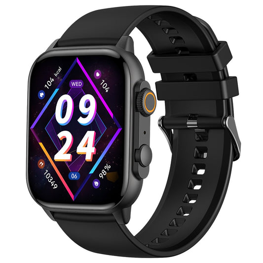 HK95 1.96-inch AMOLED Screen Smart Watch Health Monitoring Bluetooth-compatible Calling Smart Sports Watch