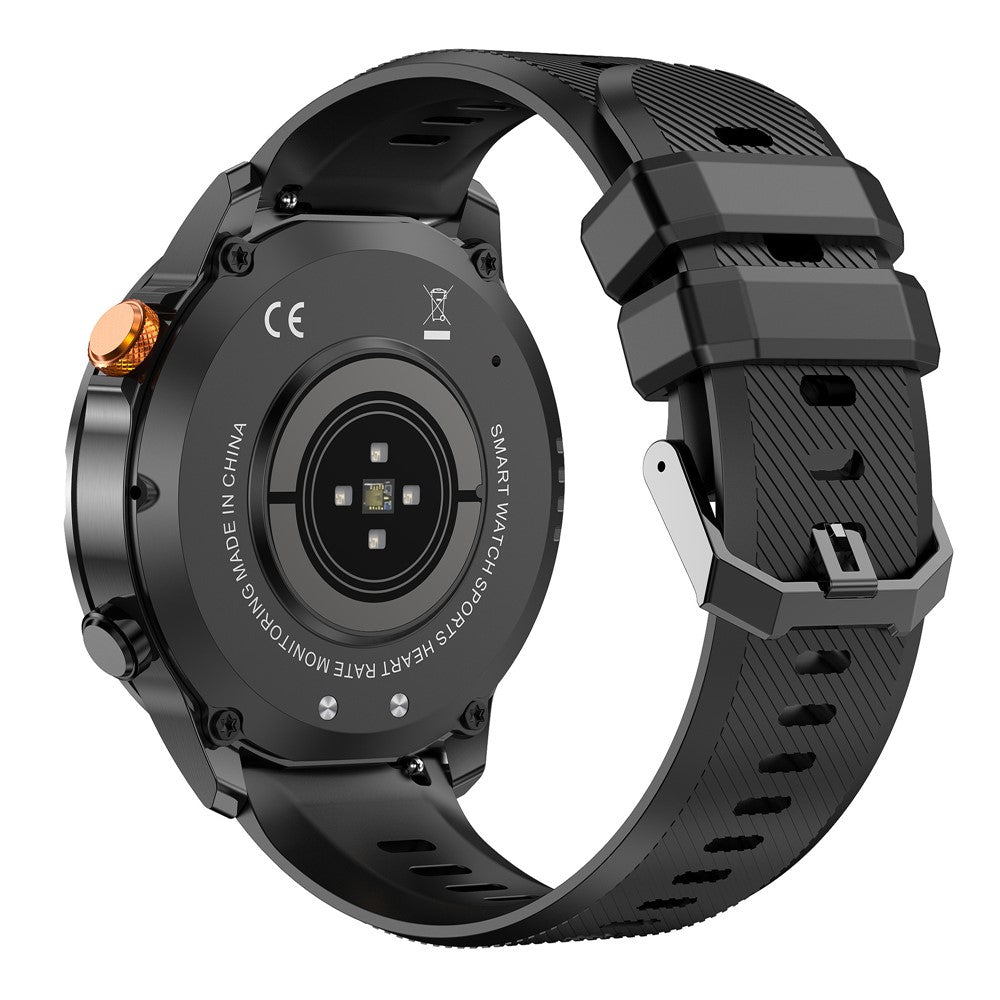 AK57 Health Monitor Bluetooth-compatible Call Smart Watch Waterproof Sports Bracelet, Silicone Strap