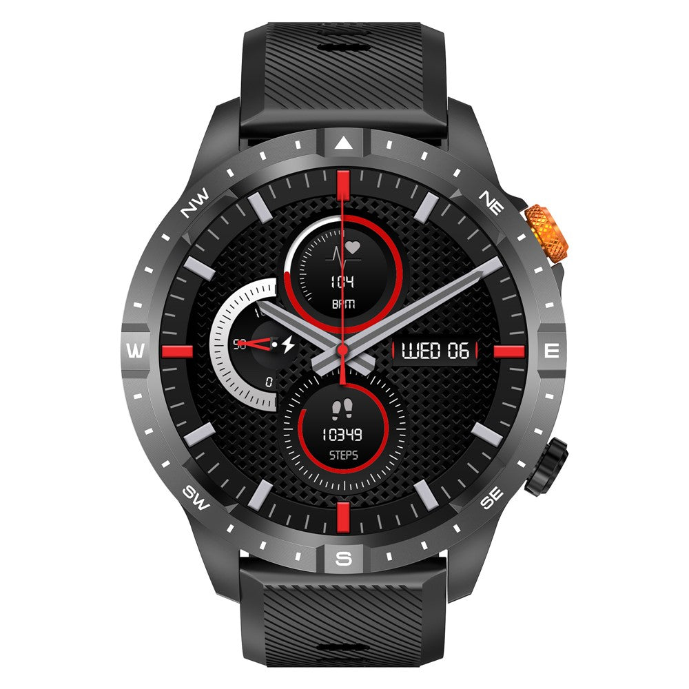 AK57 Health Monitor Bluetooth-compatible Call Smart Watch Waterproof Sports Bracelet, Silicone Strap