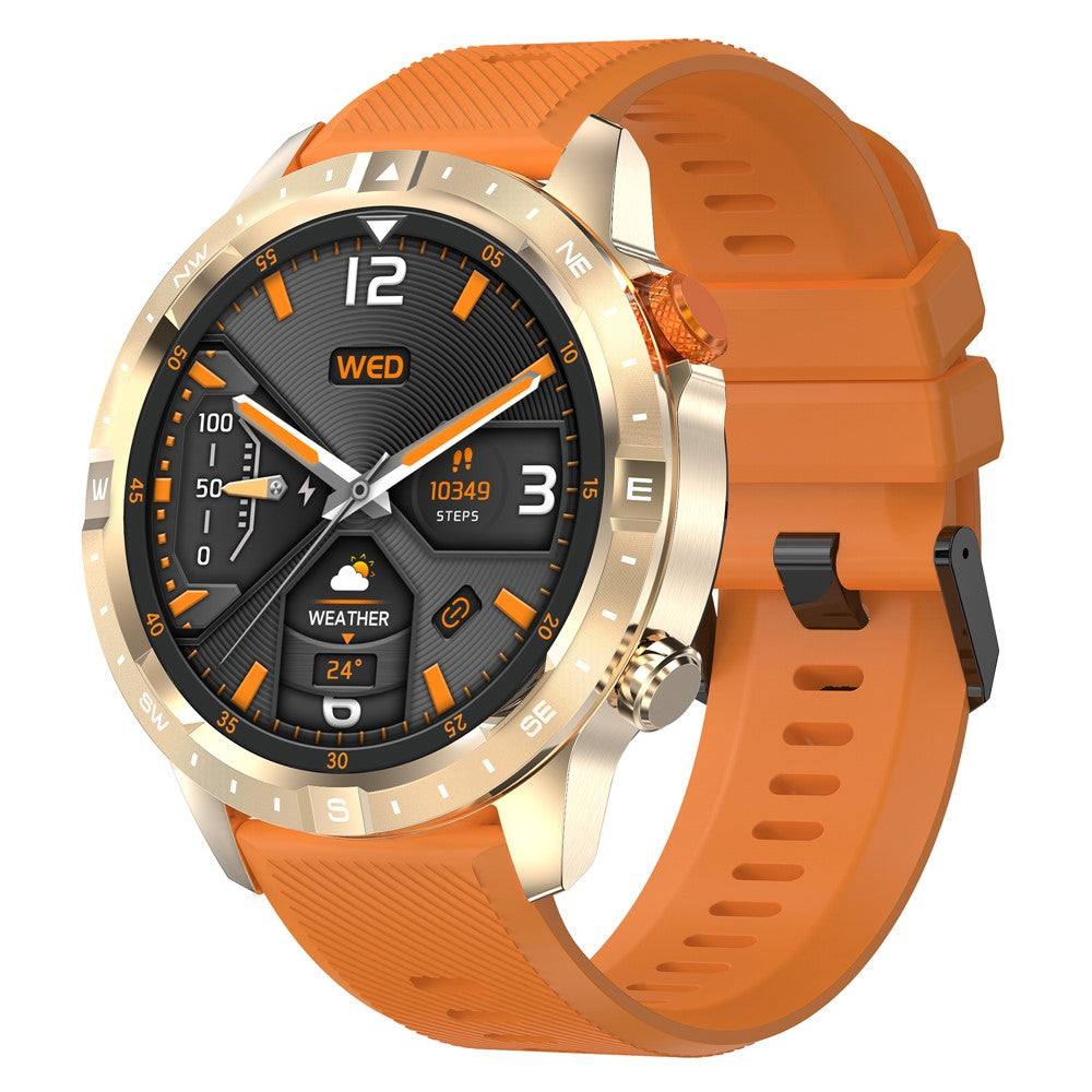 AK57 Health Monitor Bluetooth-compatible Call Smart Watch Waterproof Sports Bracelet, Silicone Strap