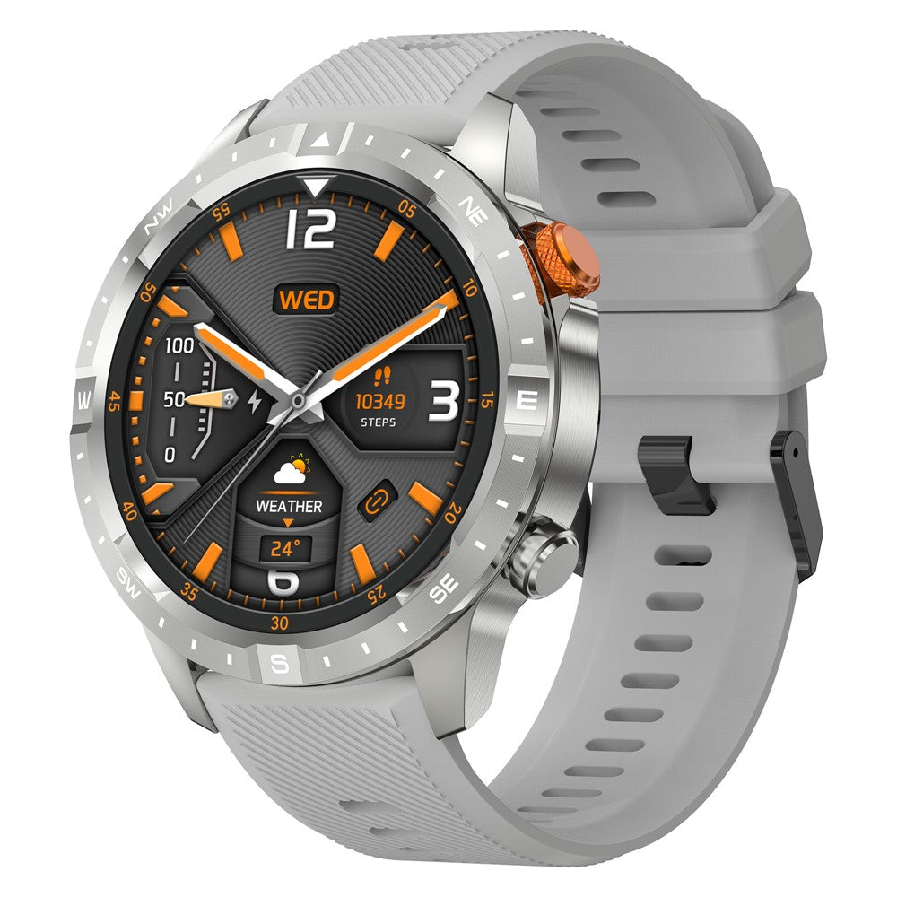 AK57 Health Monitor Bluetooth-compatible Call Smart Watch Waterproof Sports Bracelet, Silicone Strap