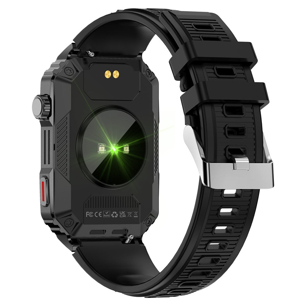 CF26 1.57-inch Touch Screen Smart Watch Health Monitor Fitness Wristband, Silicone Strap