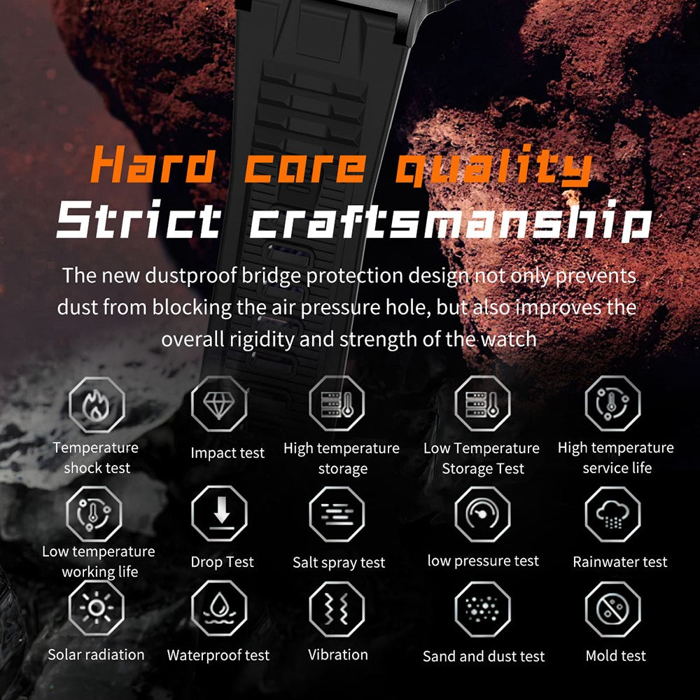 CF26 Smart Watch Health Monitor Fitness Bracelet Support Bluetooth-compatible Call, Camouflage Silicone Strap
