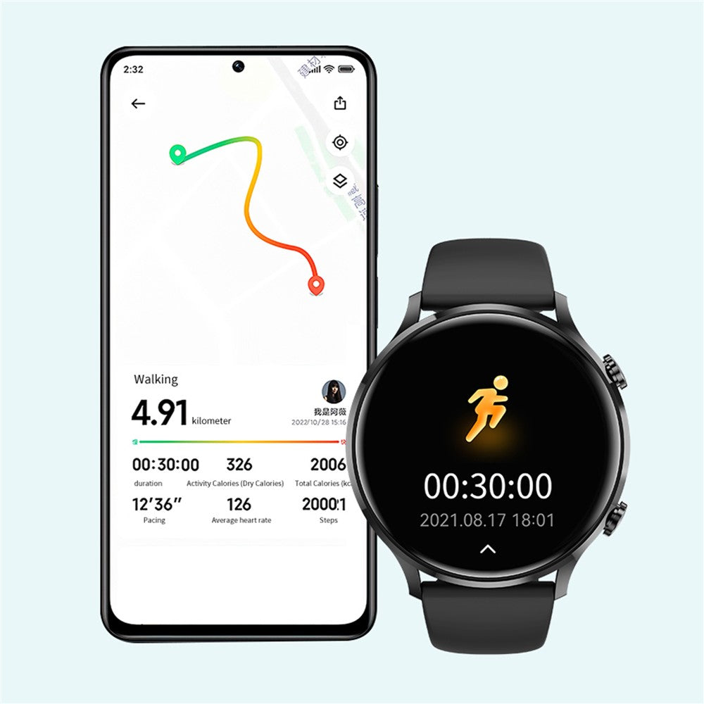 MX40 1.39 inch Bluetooth-compatible Smart Watch Female Menstrual Cycle Health Monitoring Sport Bracelet