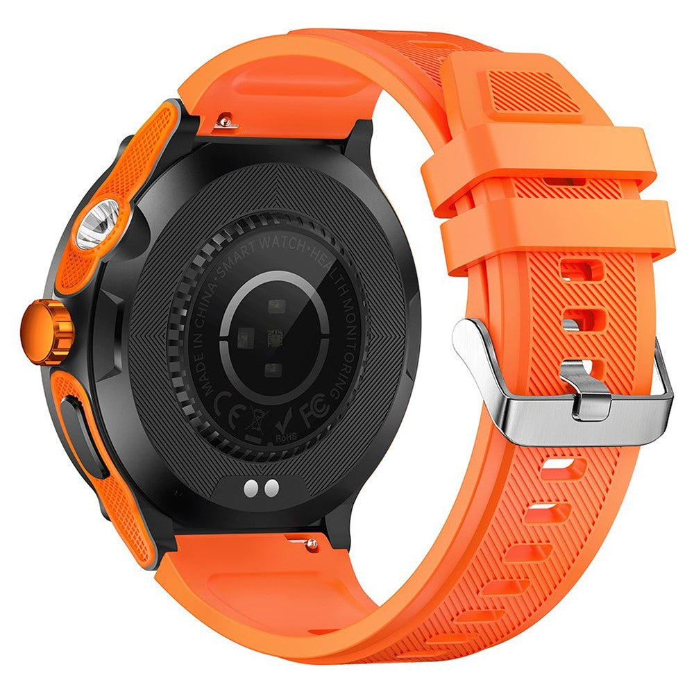 KT70 1.53" HD Screen Smart Watch Outdoor Strong Light Lamp Compass Bluetooth-compatible Call Fitness Bracelet