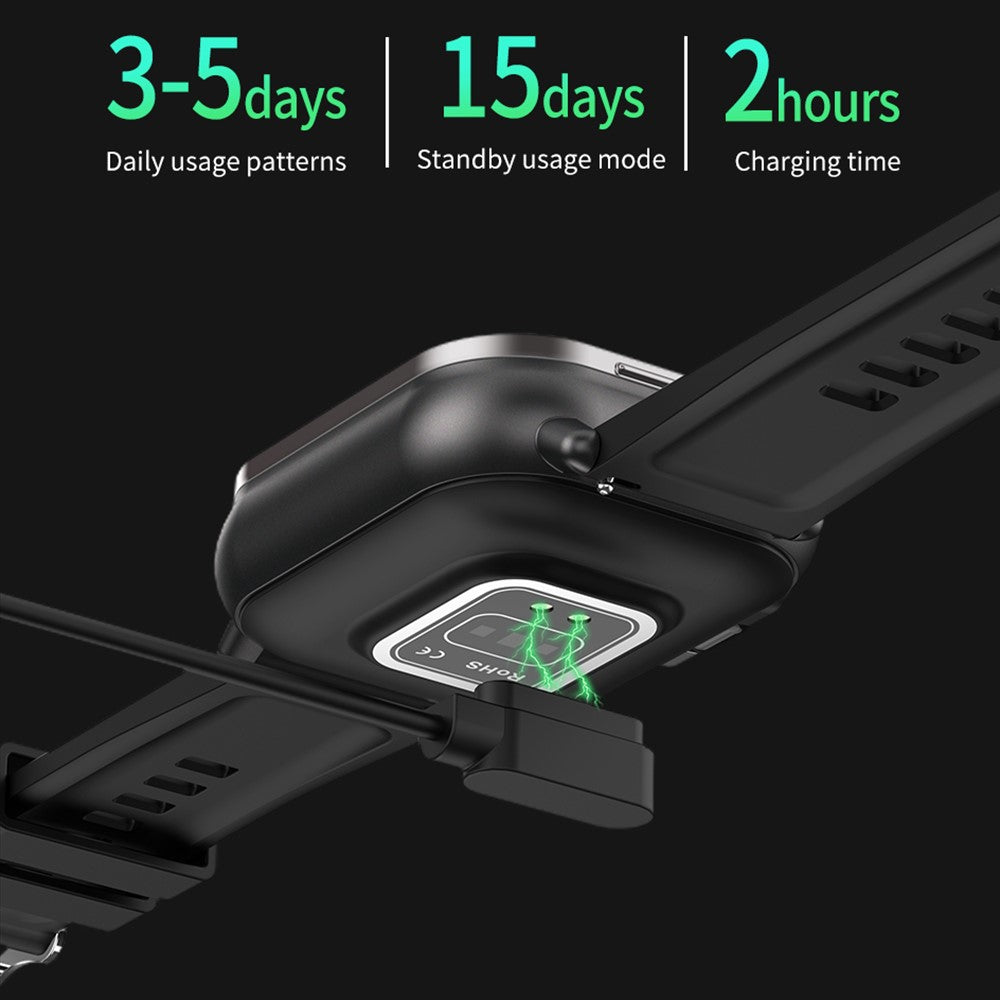D8 2 in 1 Bluetooth-compatible Earphone Multiple Sports Modes Smart Watch Support Health Monitor, Steel Strap