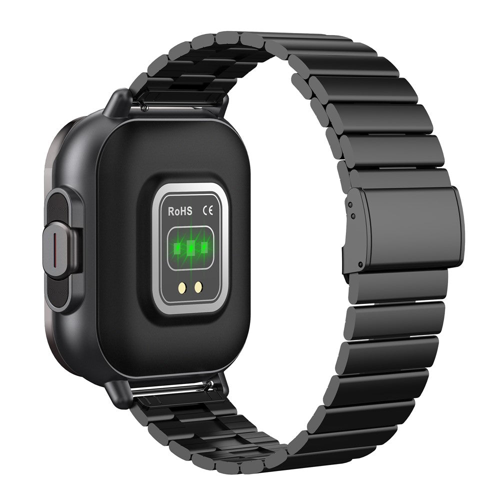 D8 2 in 1 Bluetooth-compatible Earphone Multiple Sports Modes Smart Watch Support Health Monitor, Steel Strap