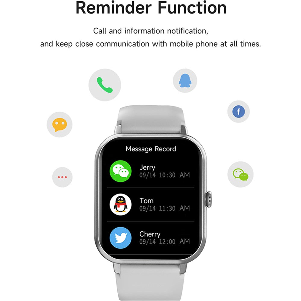 DEVIA ZL54C Smart Watch WT2 1.83-inch Health Monitor IP76 Waterproof Sports Watch Bracelet