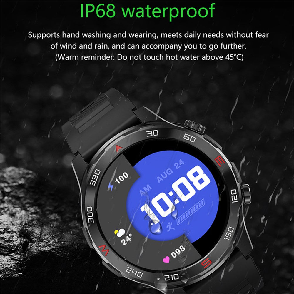 D03 1.6-Inch Large Screen Smart Watch Waterproof Bluetooth-compatible Calls Health Tracker Monitor Band