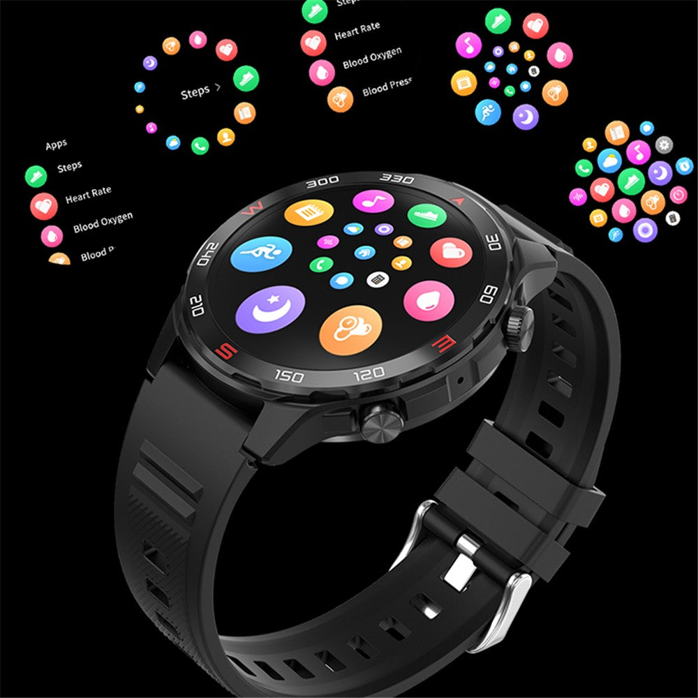 D03 1.6-Inch Large Screen Smart Watch Waterproof Bluetooth-compatible Calls Health Tracker Monitor Band