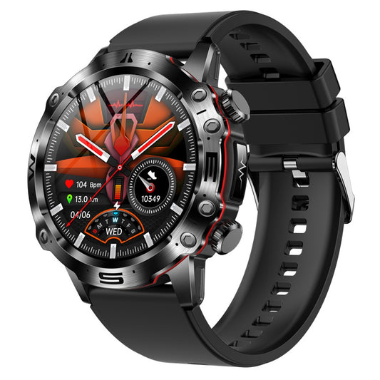 ET482 1.43" AMOLED Smart Watch with Silicone Strap, Bluetooth-compatible Call ECG Health Sports Watch
