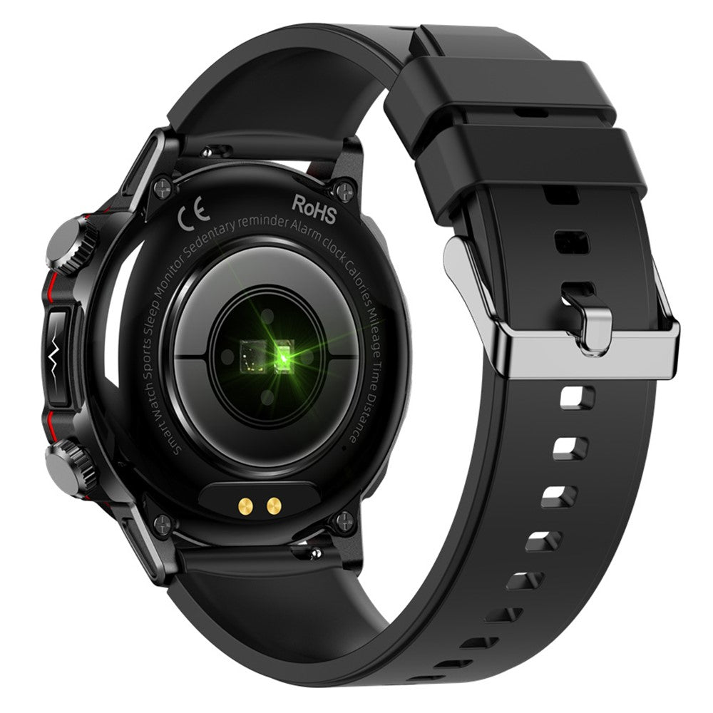 ET482 1.43" AMOLED Smart Watch with Silicone Strap, Bluetooth-compatible Call ECG Health Sports Watch