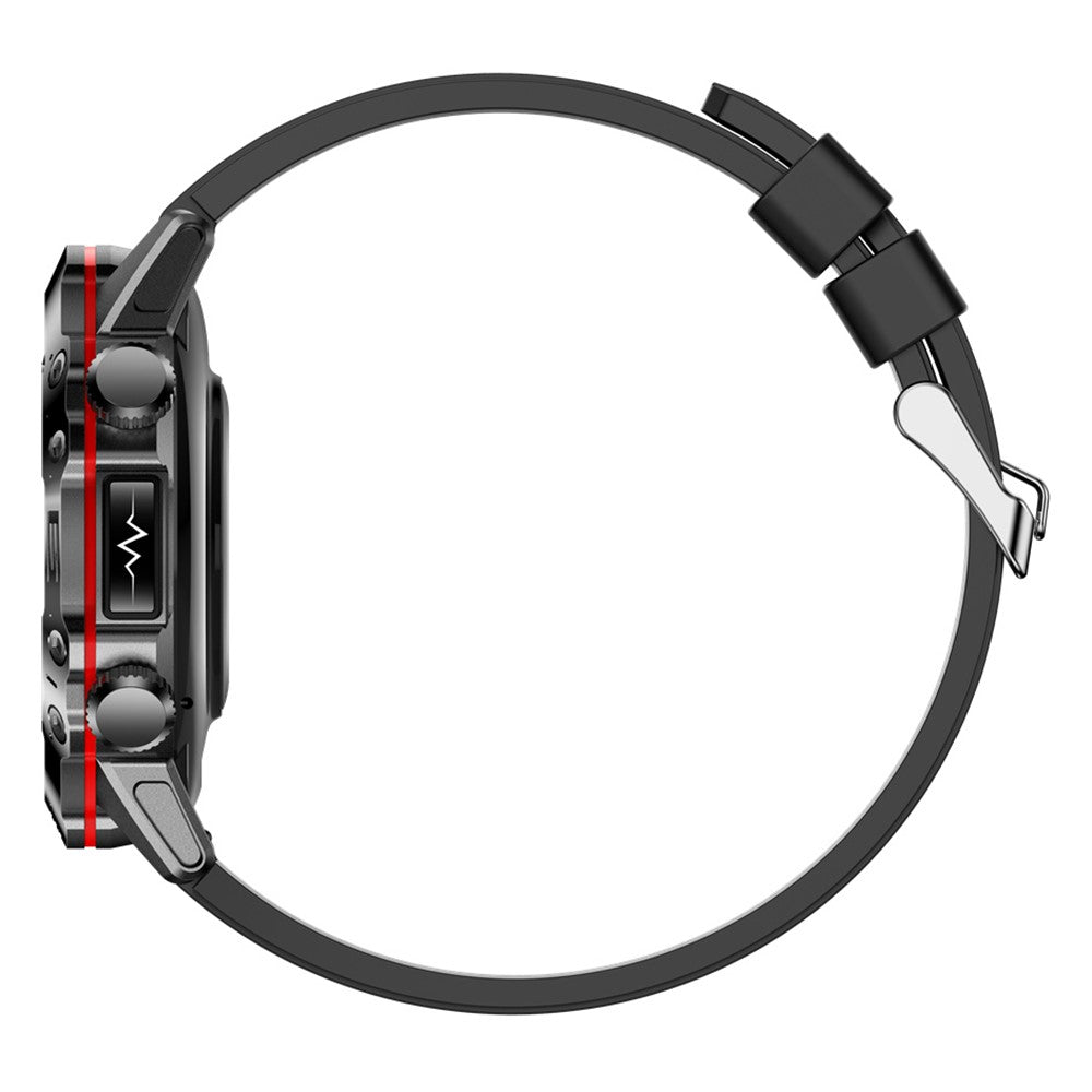 ET482 1.43" AMOLED Smart Watch with Silicone Strap, Bluetooth-compatible Call ECG Health Sports Watch