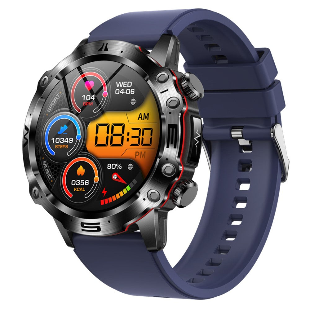 ET482 1.43" AMOLED Smart Watch with Silicone Strap, Bluetooth-compatible Call ECG Health Sports Watch