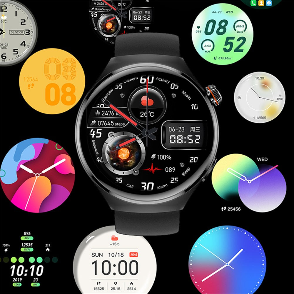 MT26 IP67 1.43 Inch AMOLED Heart Rate Monitor Smart Watch Support NFC