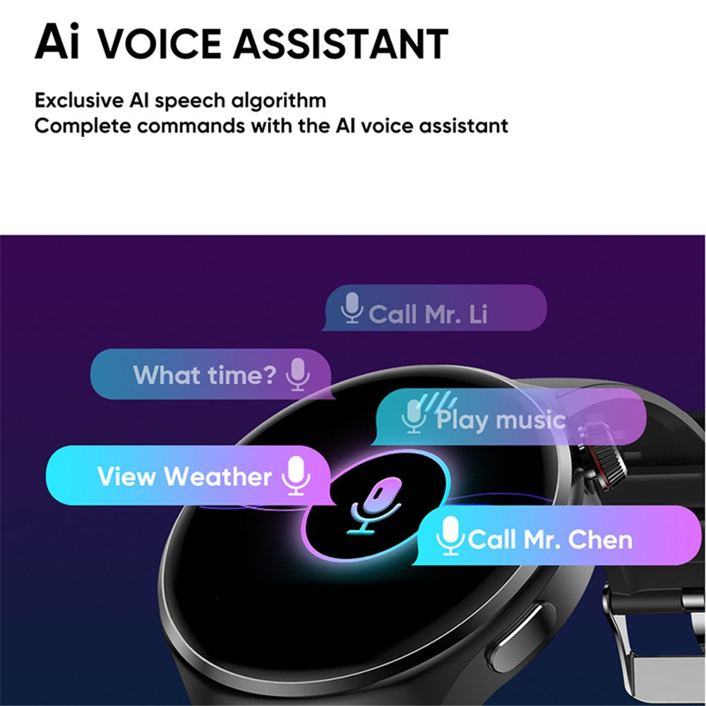MT26 IP67 1.43 Inch AMOLED Heart Rate Monitor Smart Watch Support NFC