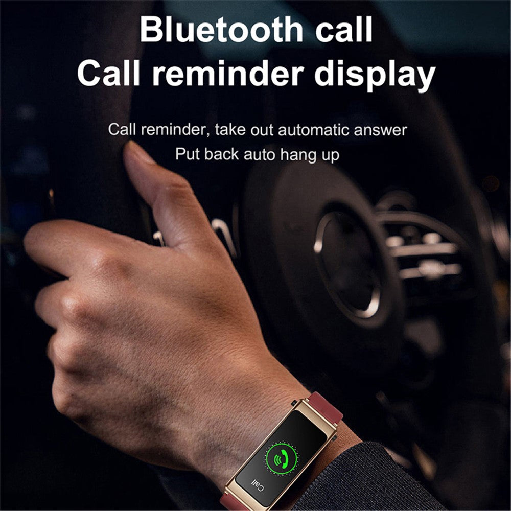 K13 2-in-1 Smart Watch Bluetooth-compatible Earphone Health Monitor Sports Bracelet, Silicone Strap