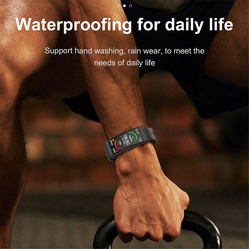 K13 2-in-1 Smart Watch Bluetooth-compatible Earphone Health Monitor Sports Bracelet, Silicone Strap