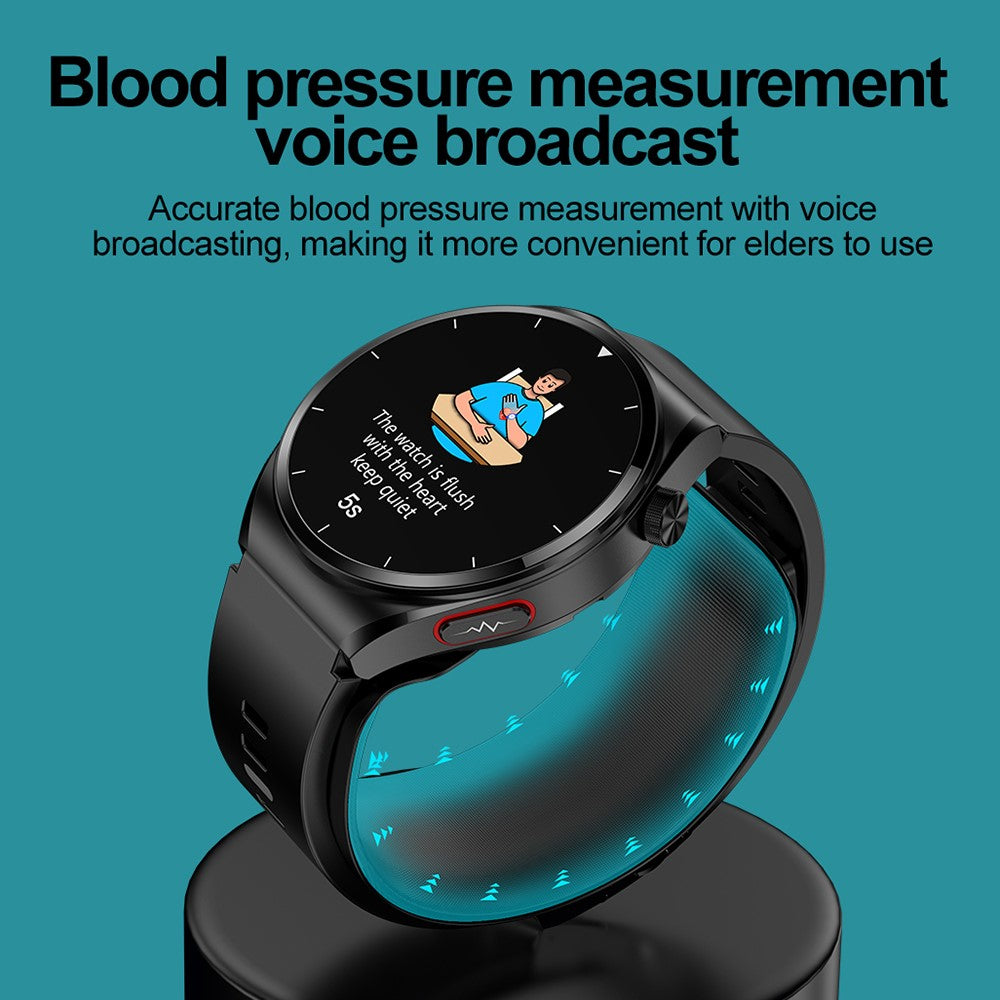 S22 Smart Watch Air Pump Type Blood Glucose Monitor Activity Fitness Tracker
