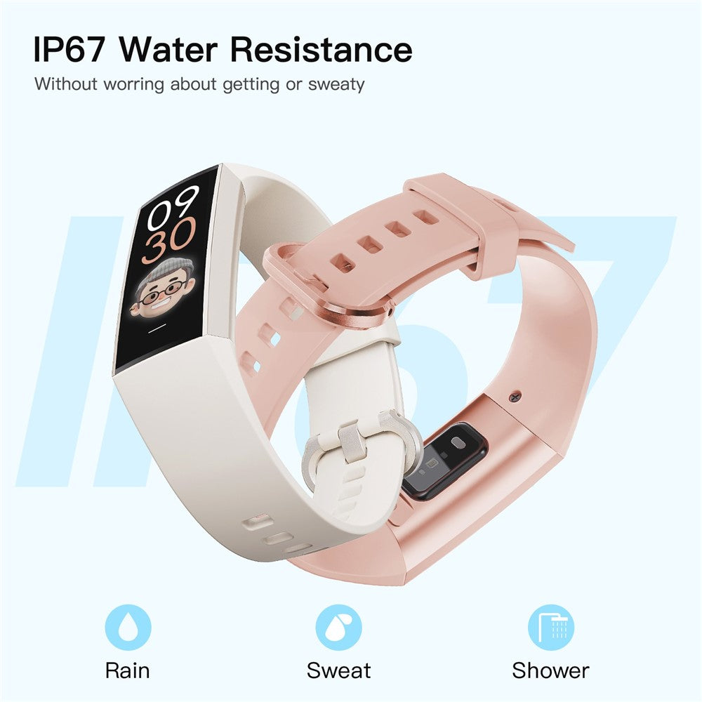 C80 1.1-Inch Screen Smart Bracelet Blood Oxygen Monitoring Watch (Touch Control)