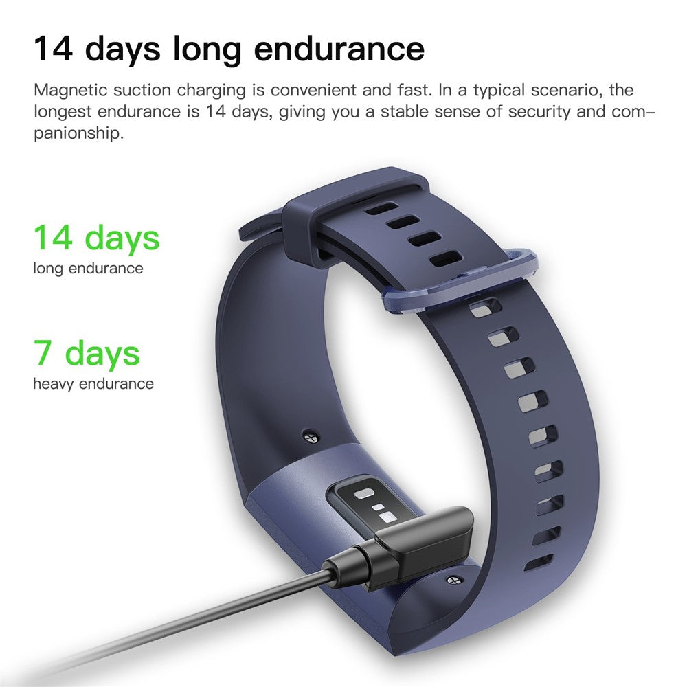 C80 1.1-Inch Screen Smart Bracelet Blood Oxygen Monitoring Watch (Touch Control)