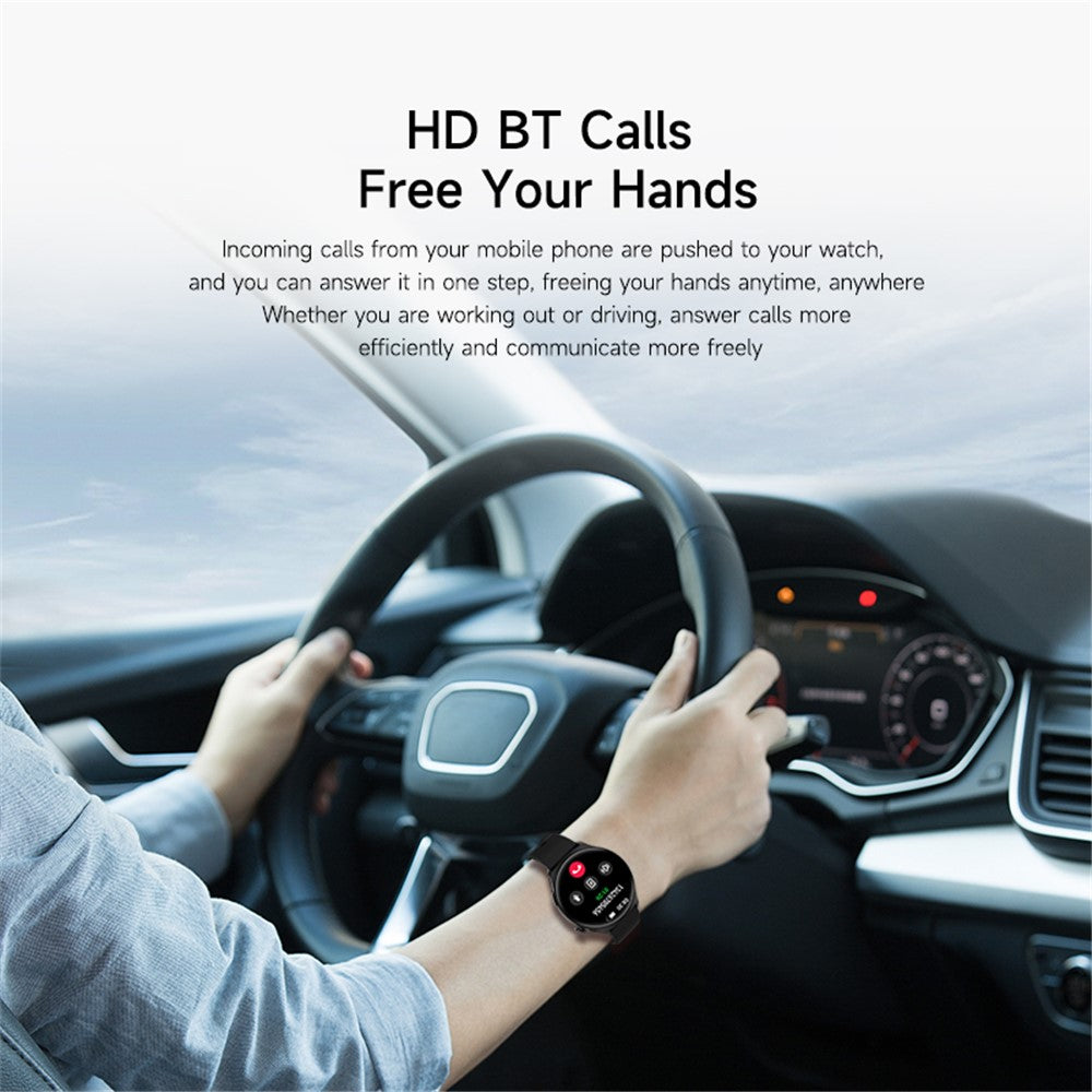 MX16 1.43-inch Round Screen Bluetooth-compatible Calling Health Monitor Smart Watch