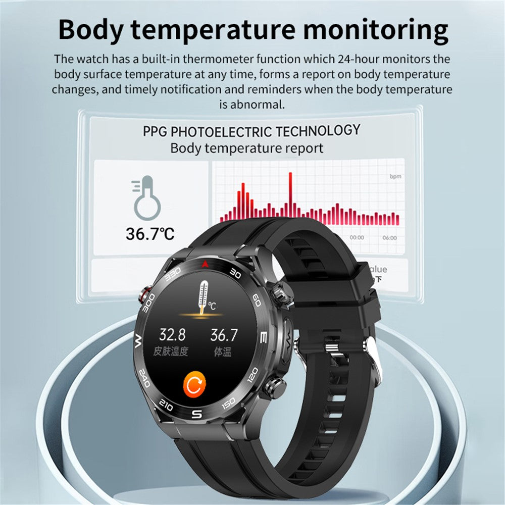 X100 1.43-inch Round Screen Multi-sport Modes Health Monitor Smart Watch